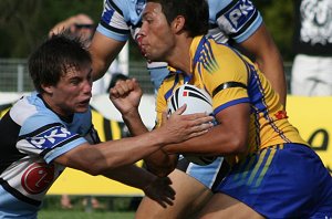Parramatta Eels v Cronulla Sharks SG Ball rnd 6 action (Photo's : ourfooty media)