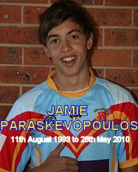 JAMIE PARASKEVOPOULOS (Photo : ourfootymedia