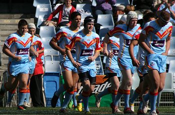 2010 U17A Preliminary Final - De La Salle v Engadine Dragons action (Photo : ourfootymedia)