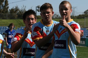 2010 U17A Preliminary Final - De La Salle v Engadine Dragons action (Photo : ourfootymedia)