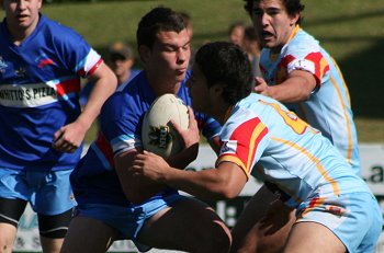 2010 U17A Preliminary Final - De La Salle v Engadine Dragons action (Photo : ourfootymedia)