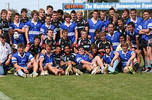 Cronulla Sharks U14 Dev with the Group 10 Boyz (Photo : ourfootymedia)