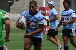 Sharks v Raiders Matty's Cup trial 23 jan @ Shark Park (photo's : ourfootymedia)