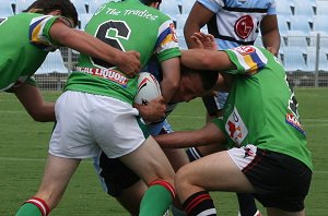 Sharks v Raiders Matty's Cup trial 23 jan @ Shark Park (photo's : ourfootymedia)