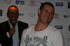 James Hasson wins something - Sharks Junior Rep Award night (Photo's : ourfootymedia)