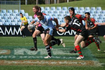 Cronulla Sharks Academy Under 17's v South Sydney Junior Rabbitoh's Action (Photo's : OurFootyMedia) 