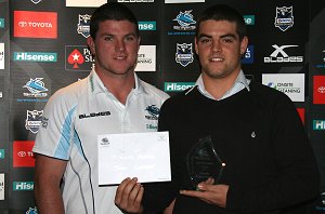 Chad Townsend & SG Ball Coaches Award winner Josh LAMBERT (Photo : OurFootyMedia) 