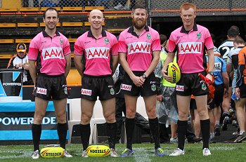 Ryan Jackson, Lawrence McDonnell, Phil Henderson & Todd Smith - Holden Cup Referree's - WestsTigers v Sharks - Rnd 26 (Photo : steve monty / OurFootyTeam.com)
