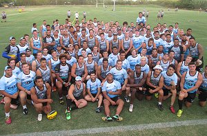 The 2015 Cronulla SHARKS - All 4 grades training together (Photo : steve monty / OurFootyTeam) 