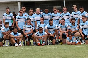 Cronulla Sharks Academy of Excellence u17s after the game v Bulldogs (Photo : steve monty / OurFootyTeam.com) 