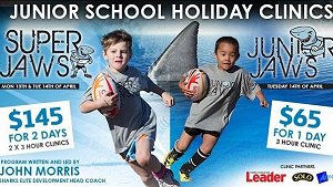 Sharks junior school holiday clinics