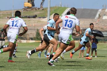 Cronulla Sharks v Canberra Raiders U17s - SG Ball Cup TRIAL MATCH - 1st Half Action (Photo : steve montgomery / OurFootyTeam.com)
