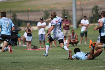 Cronulla Sharks v Canberra Raiders U17s - SG Ball Cup TRIAL MATCH - 1st Half Action (Photo : steve montgomery / OurFootyTeam.com)