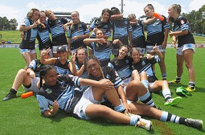 The Sharks u18 Girls will kick off the inaugural NSWRL Tarsha Gale Cup U18 Girls Competition next weekend and will play before Harold Matthews Cup Matches (Photo : Steve Montgomery / OurFootyTeam.com) 