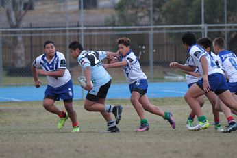 Cronulla Sharks Academy U13s v Canterbury Bankstown Bulldogs Action (Photo : steve montgomery / OurFootyTeam.com)