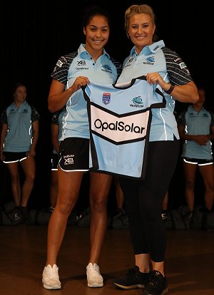 Jaida White - Cronulla Sharks Tarsha Gale Cup (Photo : Steve Montgomery)
