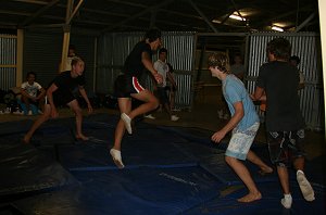 The mats tunr into beds later on