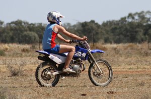 Reece Davidson takes off down the runway