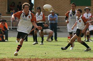 Jacob Neill have a strong game for the Academy team 