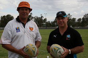 Col Wright & Ken Fitzgerald are responsible of arranging the Sharks successful tour of Nyngan - Good on ya boys 