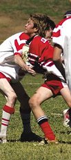 Ryan Morgan hit up the ball