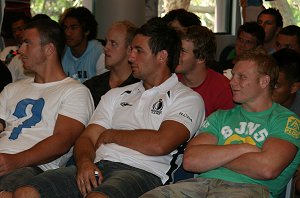 Anthony Watt and Cowboys rising stars at this years NRL Rookie Camp (Photo : ourfooty media)