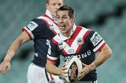 Roosters half back Mitchell Pearce is finding his stride