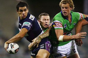 Greg Inglis key member of the Storms attack