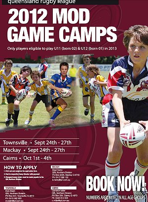 2012 QRL FAR NORTH QLD MODIFIED GAMES Spring School Holidays Coaching Camp 