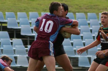 Chase Stanley Cup - Illawarra SHS v The HILLS SHS action (photo : ourfootymedia)