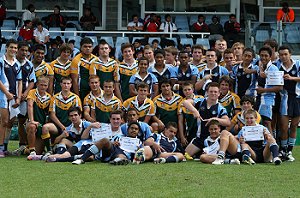 Matraville SHS and The Hunter SHS Teams (photo : ourfootymedia) 