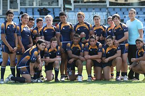 Westfields SHS Chase Stanley Cup (u15) Team with Chase Stanley (Photo : ourfootymedia) 
