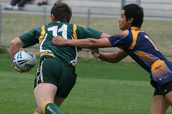 2010 Buckley Shield Grand Final action Hunter SHS v Westfields SHS (Photo's : ourfootymedia)