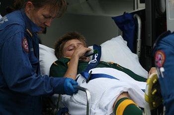 2010 Buckley Shield Grand Final action Hunter SHS v Westfields SHS (Photo's : ourfootymedia)