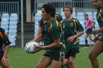2010 Buckley Shield Grand Final action Hunter SHS v Westfields SHS (Photo's : ourfootymedia)
