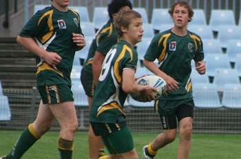 2010 Buckley Shield Grand Final action Hunter SHS v Westfields SHS (Photo's : ourfootymedia)