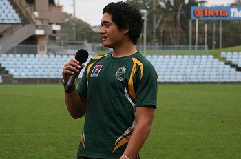 2010 Buckley Shield Grand Final action Hunter SHS v Westfields SHS (Photo's : ourfootymedia)