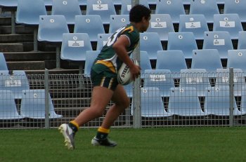 2010 Buckley Shield Grand Final action Hunter SHS v Westfields SHS (Photo's : ourfootymedia)