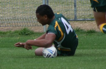 2010 Buckley Shield Grand Final action Hunter SHS v Westfields SHS (Photo's : ourfootymedia)