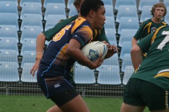 2010 Buckley Shield Grand Final action Hunter SHS v Westfields SHS (Photo's : ourfootymedia)