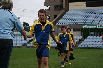 NSWPSSA CLASSIC SHIELD Grand Final Action Muswellbrook PS v Sth Wagga PS @ Shark Park (Photo : ourfootymedia)