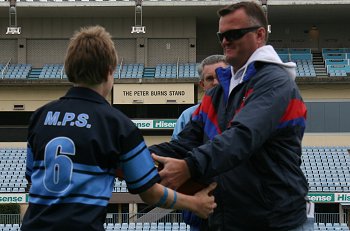 NSWPSSA CLASSIC SHIELD Grand Final Action Muswellbrook PS v Sth Wagga PS @ Shark Park (Photo : ourfootymedia)
