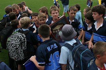 NSWPSSA CLASSIC SHIELD Grand Final Action Muswellbrook PS v Sth Wagga PS @ Shark Park (Photo : ourfootymedia)