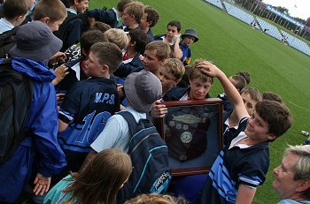 NSWPSSA CLASSIC SHIELD Grand Final Action Muswellbrook PS v Sth Wagga PS @ Shark Park (Photo : ourfootymedia)