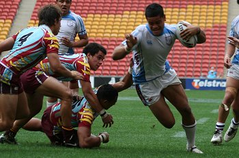 Jacob loko - 2010 ARL SCHOOLBOYS CUP - Grand Final - Keebra Park v The Hills @ SunCorp Stadium (Photo : ourfootymedia)