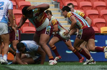 2010 ARL SCHOOLBOYS CUP - Grand Final - Keebra Park v The Hills @ SunCorp Stadium (Photo : ourfootymedia)