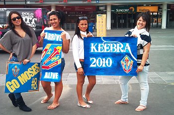 The Keebra Girls were there to cheer on the boyz (Photo : Jasmin) 