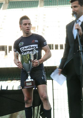 Michael Compton Hold the 1st ARL Schoolboys TROPHY (Photo : ourfootymedia)