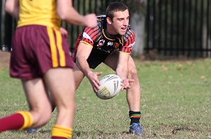 ARL Schoolboys Cup - Holy Cross Catholic College v Illawarra SHS action @St Marys Stadium (Photo : JOHN / OurFootyMedia)