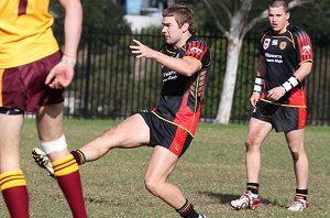ARL Schoolboys Cup - Holy Cross Catholic College v Illawarra SHS action @St Marys Stadium (Photo : JOHN / OurFootyMedia)